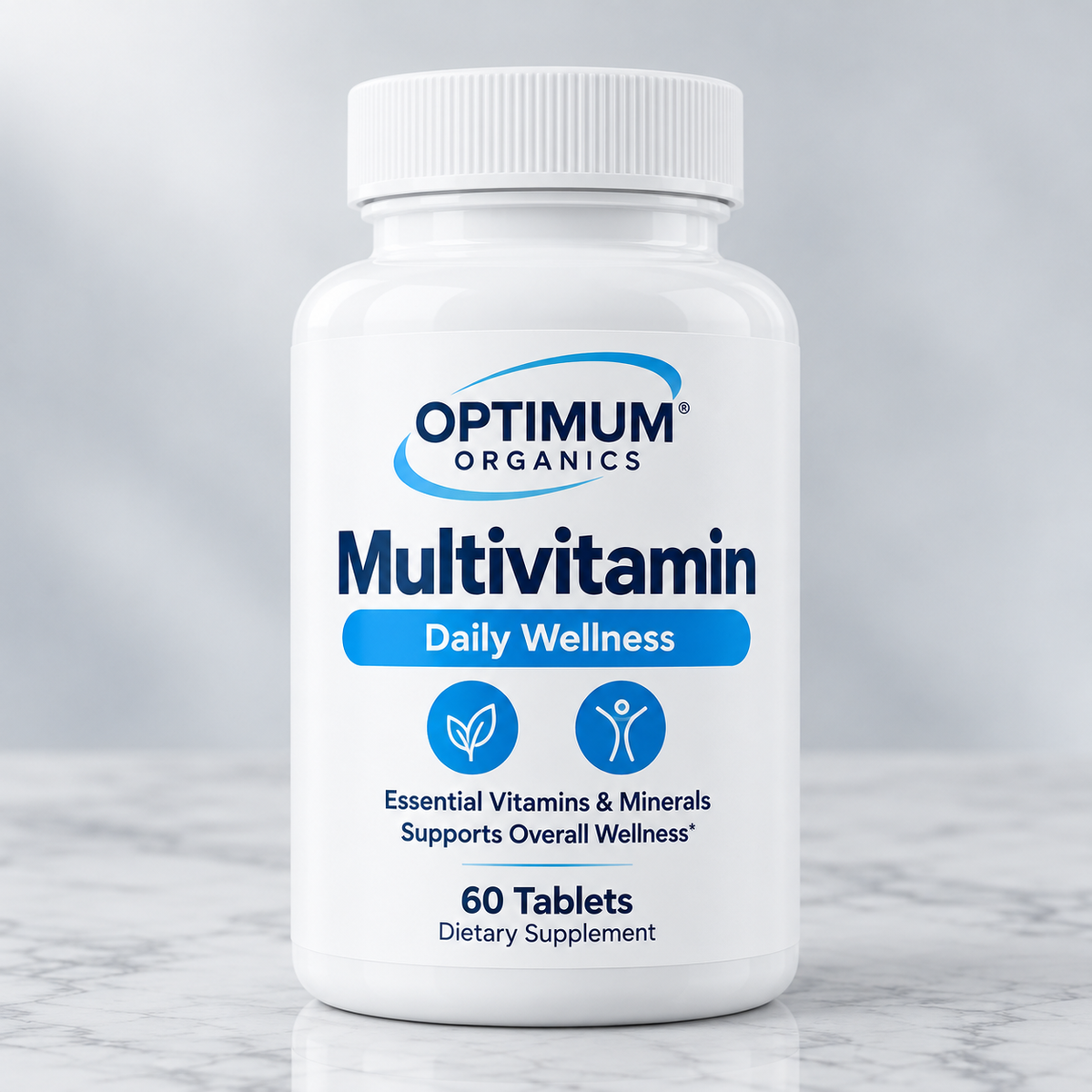 Optimum Organics Multivitamin with Iron – 130 Tablets | Daily Wellness Support